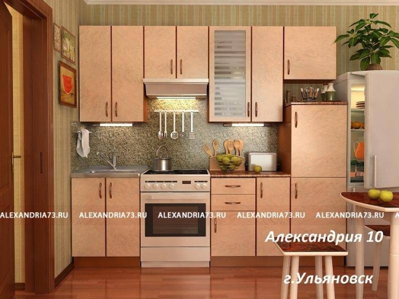 кухня прямая александрия 10 в Екатеринбурге