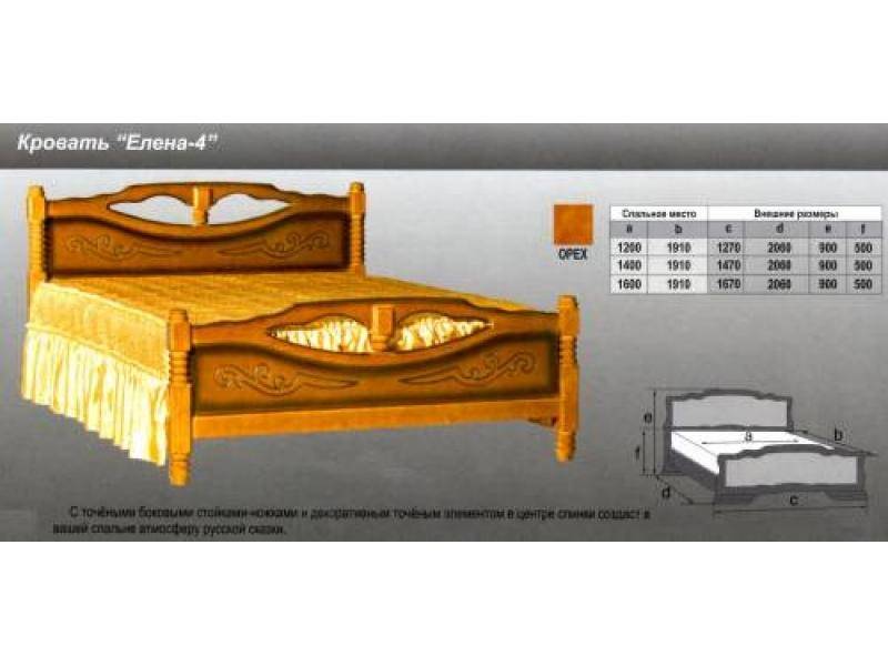 кровать елена 4 в Екатеринбурге