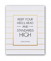 постер keep your heels а3 в Екатеринбурге