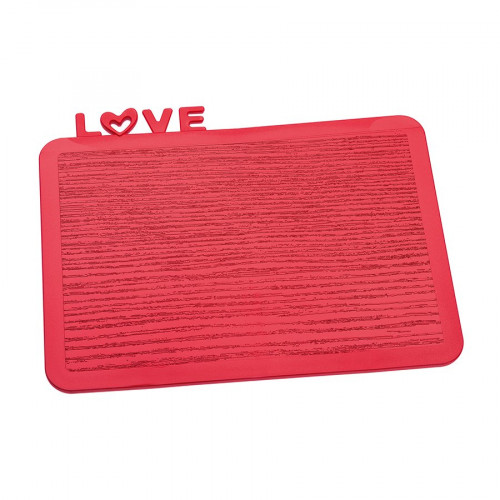 разделочная доска happy board love, красная в Екатеринбурге