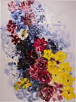 картина маслом красочные розы 90*120 см. в Екатеринбурге