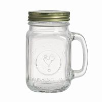 кружка с крышкой bormioli rocco drinking jar в Екатеринбурге