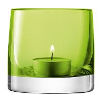подсвечник стеклянный зеленый лайм для чайной свечи light colour, 8,5 см в Екатеринбурге