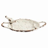 декоративное блюдо pewter dish серое в Екатеринбурге