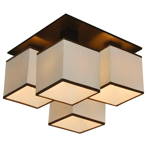 потолочная люстра arte lamp quadro a4402pl-4bk в Екатеринбурге