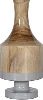 ваза настольная rustic chic wood grey в Екатеринбурге
