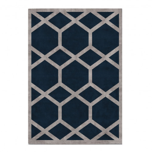 ковер ahston blue 150x220 синий в Екатеринбурге