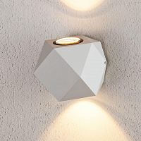 уличный настенный светодиодный светильник elektrostandard 1565 techno led kroket белый 4690389125393 в Екатеринбурге
