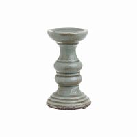 подсвечник серый фигурный grey, 18,5 см в Екатеринбурге