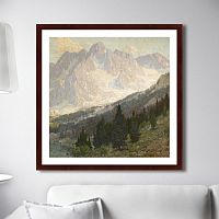 картина: high sierra, mountain scene, 1905г. в Екатеринбурге