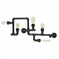 потолочная люстра ideal lux plumber pl5 nero в Екатеринбурге