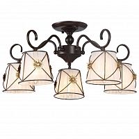 потолочная люстра arte lamp 72 a5495pl-5br в Екатеринбурге