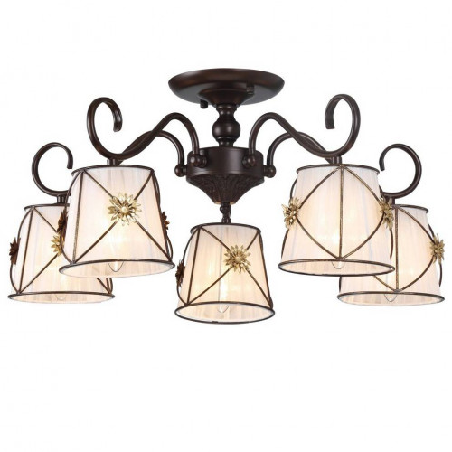 потолочная люстра arte lamp 72 a5495pl-5br в Екатеринбурге