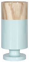 ваза настольная rustic chic tube wood blue в Екатеринбурге