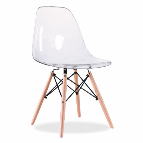 стул деревянный pc-015 прозрачный (eames style) в Екатеринбурге