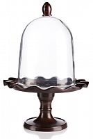 сервировочный поднос с куполом crystal dome dark в Екатеринбурге