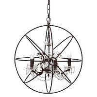 люстра foucault's orb crystal (60*55*50) коричневая в Екатеринбурге