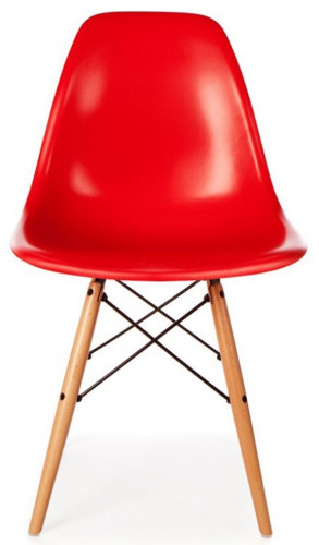 стул классический dsw красный (eames style) в Екатеринбурге