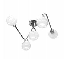 потолочная люстра idlamp agostina 361/5a-whitechrome в Екатеринбурге