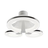 потолочный светодиодный светильник idlamp jenevra 397/3pf-ledwhitechrome в Екатеринбурге