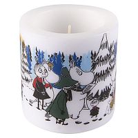 свеча большая moomin зимний лес, 8 см в Екатеринбурге