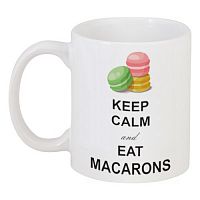 кружка с рисунком macarons в Екатеринбурге