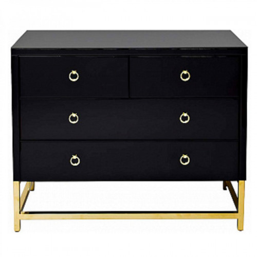 комод classic black черный, золото в Екатеринбурге