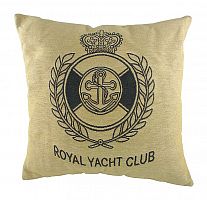 подушка с гербом королевского royal yacht club в Екатеринбурге