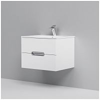 тумба под раковину am.pm spirit m70fhx0602wg33 подвесная, ящики с доводчиками, 60 см, белый глянец в Екатеринбурге