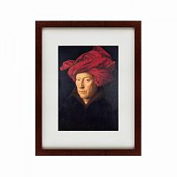 картина: portrait of a man in a chaperon (self-portrait), 1433 в Екатеринбурге