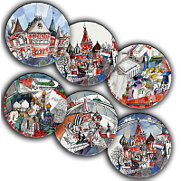 сет тарелки московия dream (6 шт.) в Екатеринбурге