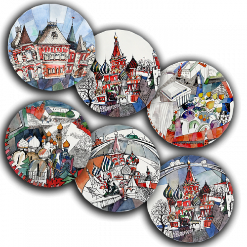 сет тарелки московия dream (6 шт.) в Екатеринбурге