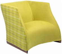 кресло vivienne armchair yellow checkerboard в Екатеринбурге