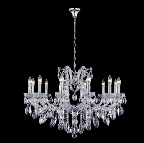 подвесная люстра crystal lux hollywood sp12 chrome в Екатеринбурге
