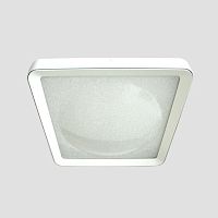 потолочный светодиодный светильник ambrella light orbital crystal sand fs1216 wh/wh 72w+29w d500*500 в Екатеринбурге