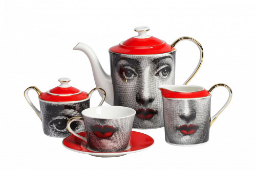 чайный сервиз faces пьеро форназетти red в Екатеринбурге