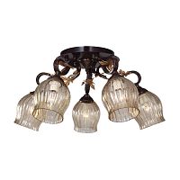 потолочная люстра idlamp brauni 474/5pf-blackpatina в Екатеринбурге