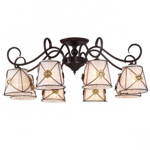 потолочная люстра arte lamp 72 a5495pl-8br в Екатеринбурге