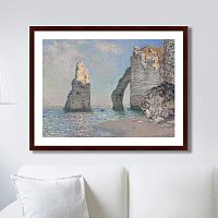 картина: the rock needle and the porte d'aval, 1885г. в Екатеринбурге