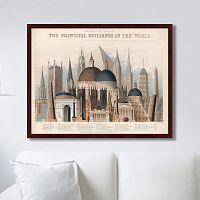 картина: comparative view of the principal buildings in the world, 1850г. в Екатеринбурге