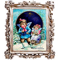 картина «с новым годом!» в раме «амели силвер», версия 22 в Екатеринбурге