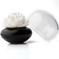 контейнер для хранения ватных палочек lotus черный-белый в Екатеринбурге