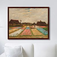 картина: flower beds in holland, 1883г. в Екатеринбурге