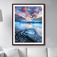 картина iceland coast 100х78,5 см в Екатеринбурге