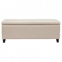 оттоманка dean upholstered storag бежевая в Екатеринбурге