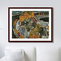 картина: crescent of houses ii (island_town), 1915г. в Екатеринбурге
