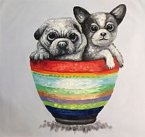 картина маслом маленькие друзья в Екатеринбурге