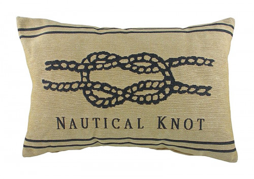 подушка с морским узлом nautical knot natural в Екатеринбурге