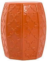 керамический столик-табурет garden stool оранжевый в Екатеринбурге