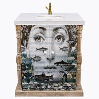 тумба с раковиной аквариум снег fornasetti в Екатеринбурге
